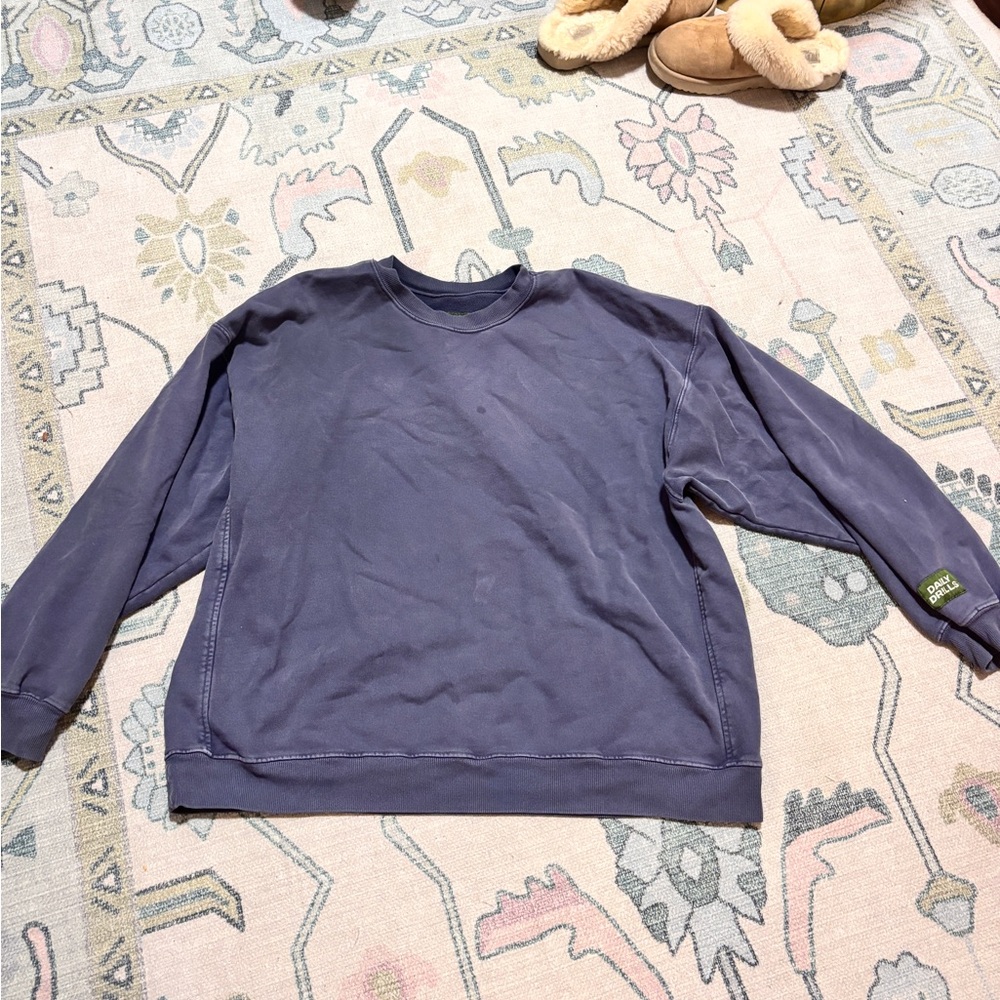 Daily Drills Navy Crewneck